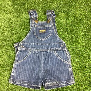 Vintage Oshkosh B’Gosh Jean Overalls Striped 2T